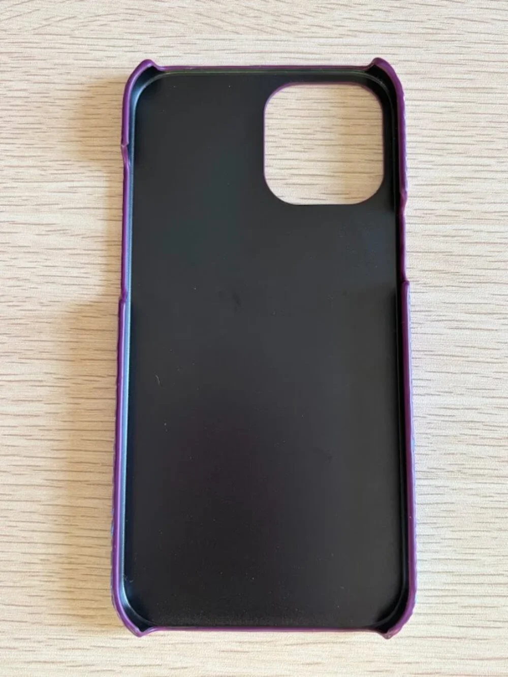 4 for $12 Iridescent Purple Blue Croc Embossed iPhone 12 Pro Max Case